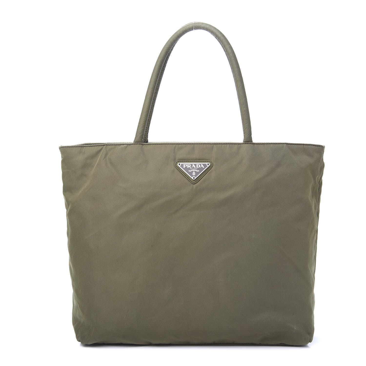 Prada Tessuto Nylon Tote Loden 1 of 14