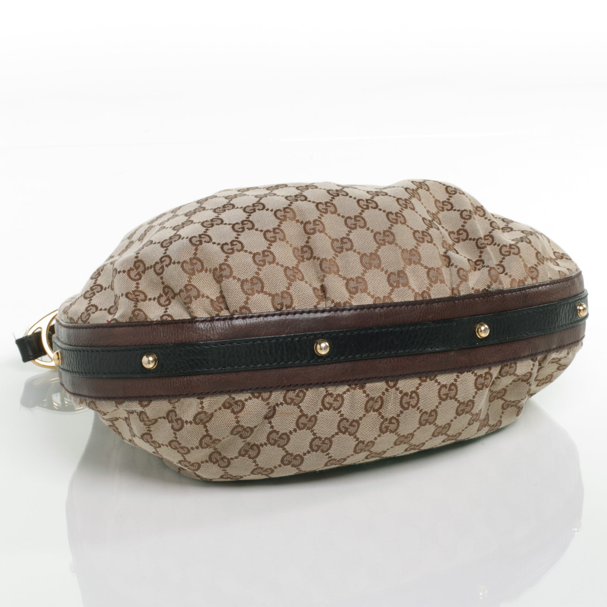 Gucci Monogram Interlocking Medium Hobo Ebony 6 of 9