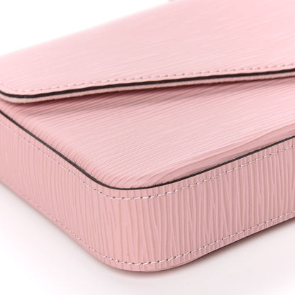 Louis Vuitton Epi Pochette Felicie Rose Ballerine 8 of 12