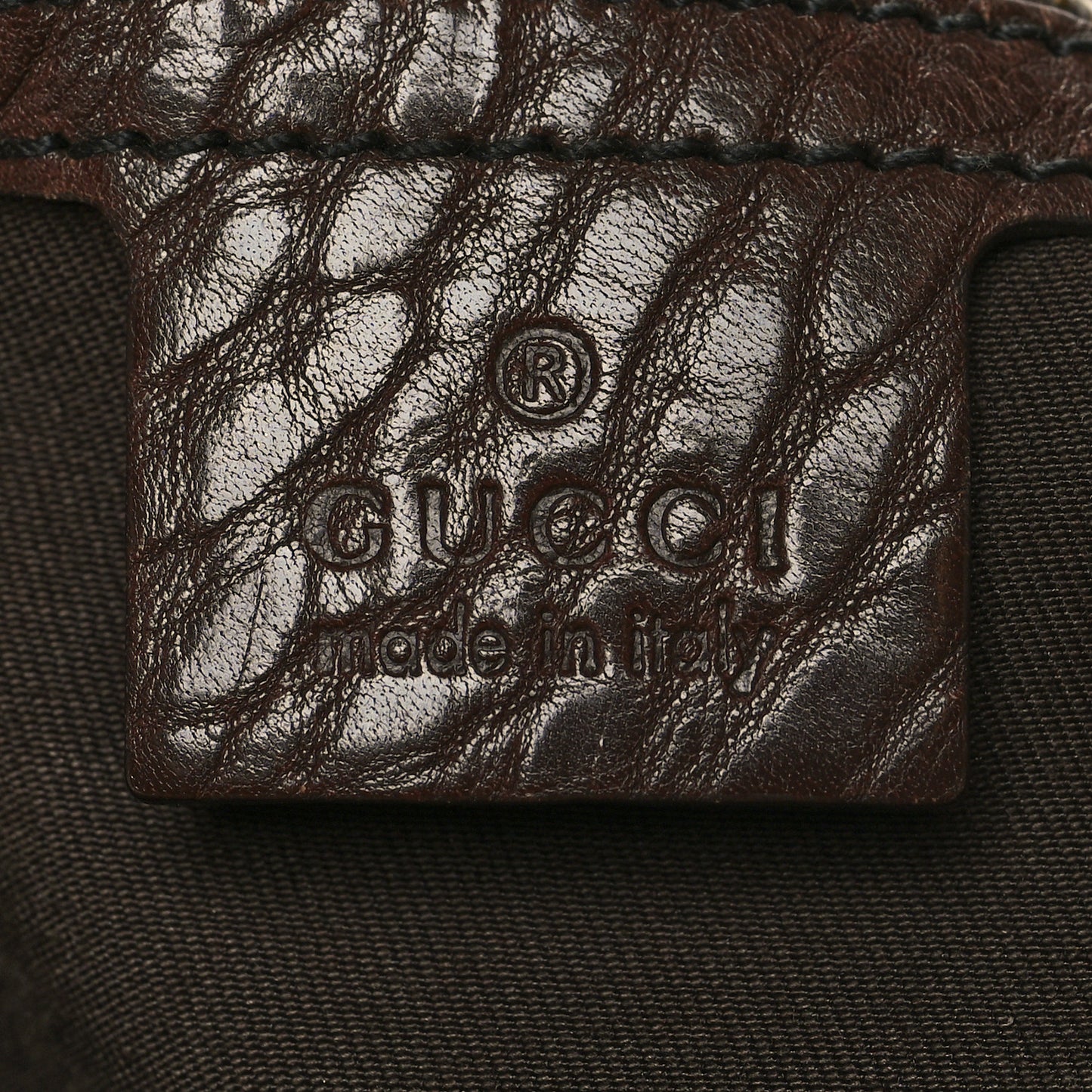 Monogram Large Jockey Hobo Dark Brown
