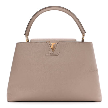 Louis Vuitton Taurillon Capucines MM Galet 1 of 11