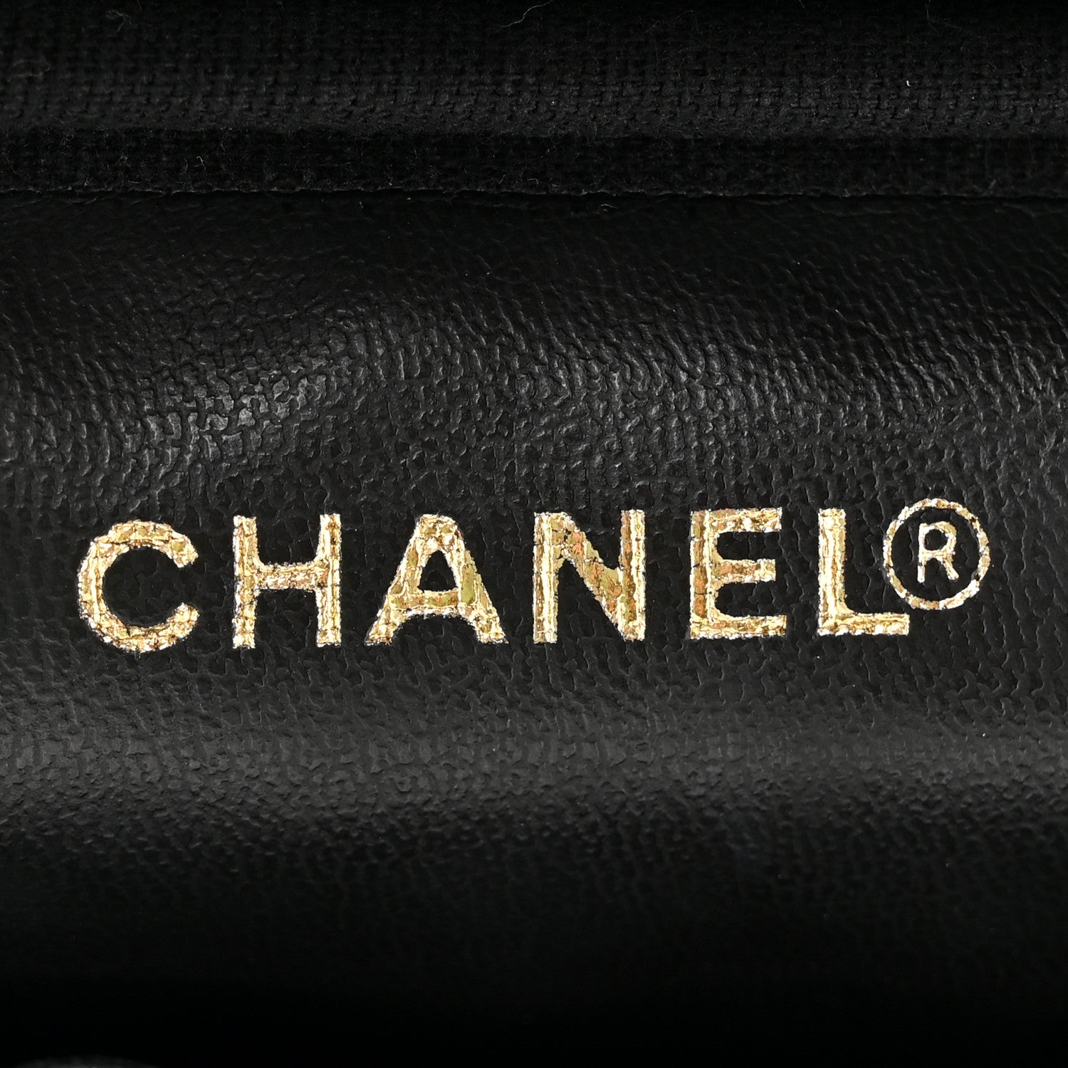Chanel Caviar Vanity Cosmetic Case Black 6 of 8