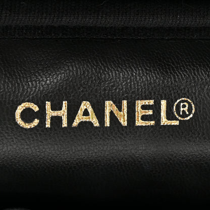 Chanel Caviar Vanity Cosmetic Case Black 6 of 8
