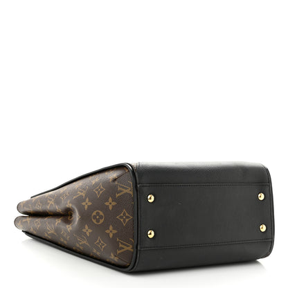 Louis Vuitton Calfskin Monogram Kimono Tote Black 4 of 14