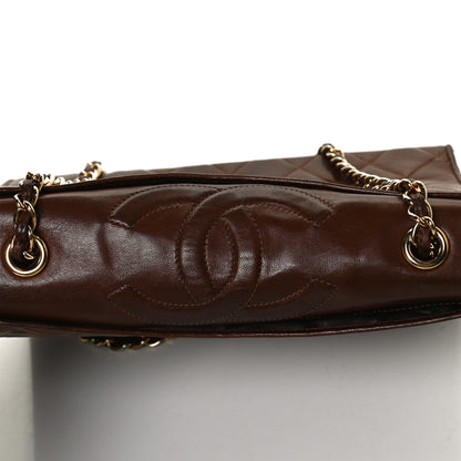 Chanel Lambskin Quilted Small CC Single Flap Bag Brown 11 of 11
