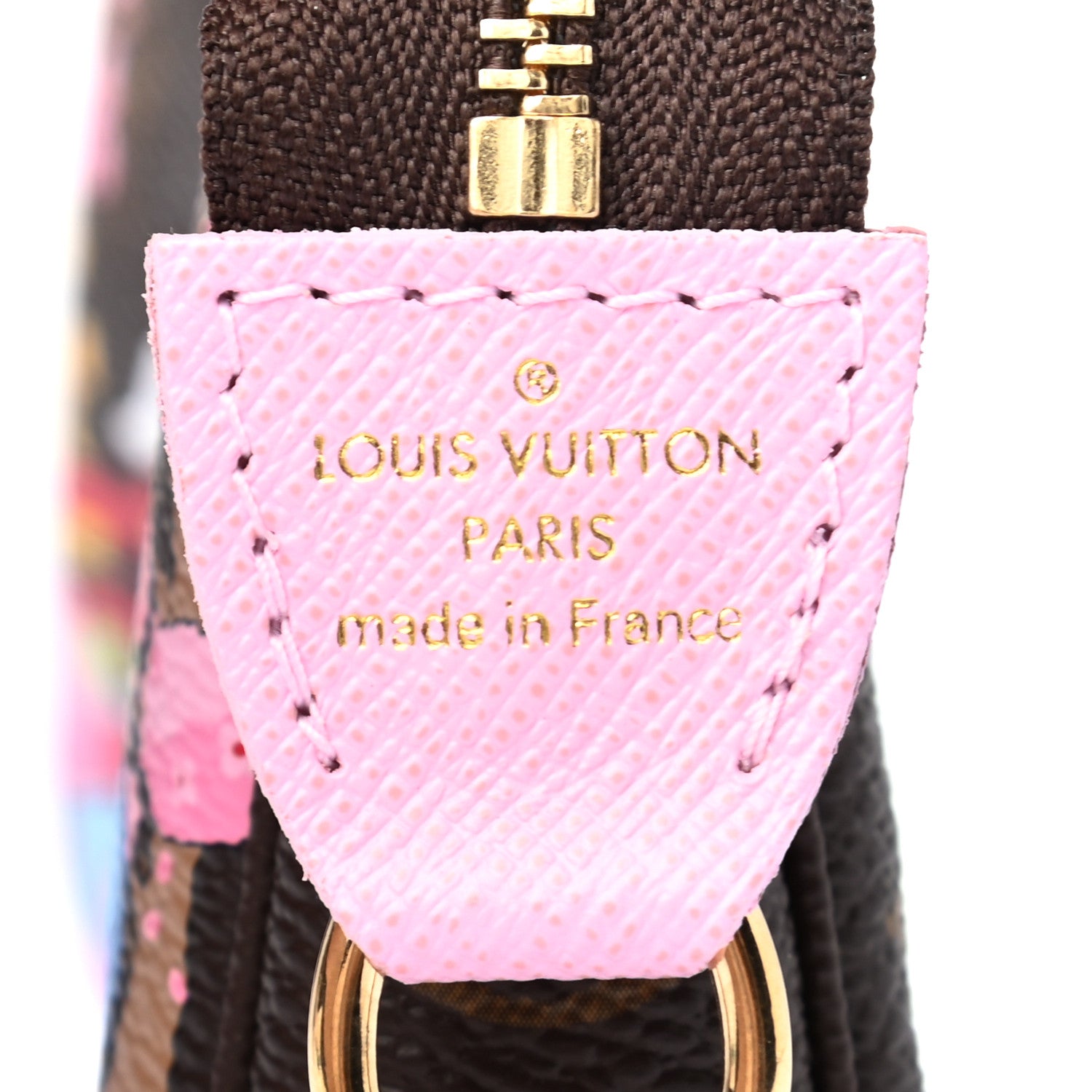 Louis Vuitton Monogram 2021 Christmas Animation Japanese Garden Mini Pochette Accessories Wisteria Pink 6 of 7