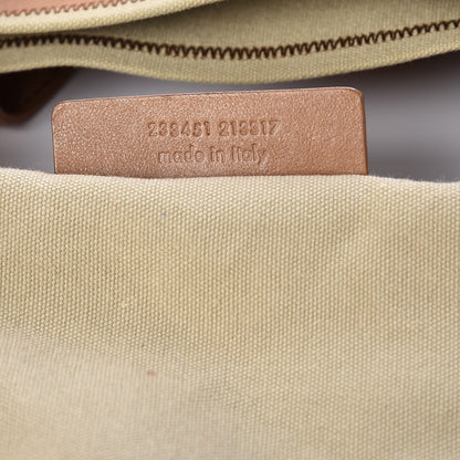 Saint Laurent Calfskin Charms Shopping Tote Beige 9 of 9
