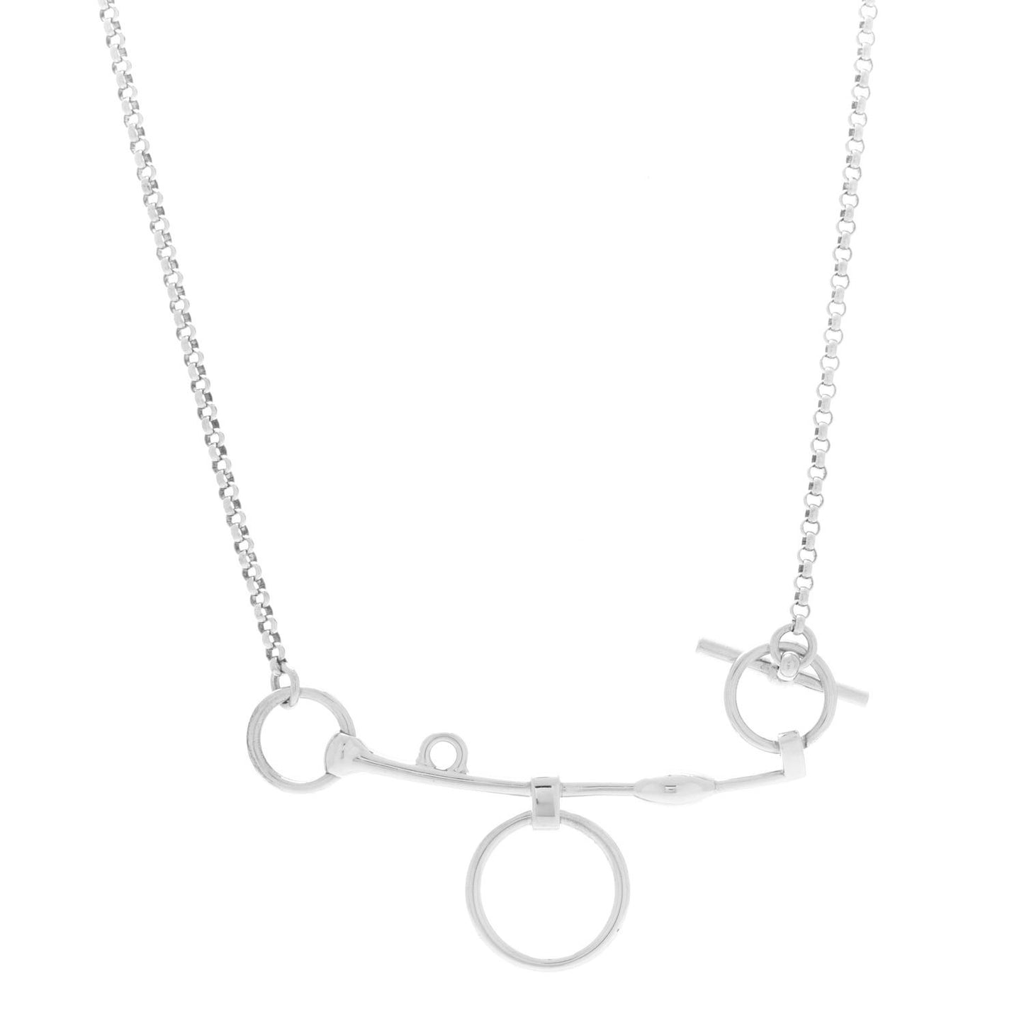 Sterling Silver Mors de Bride Long Necklace ST