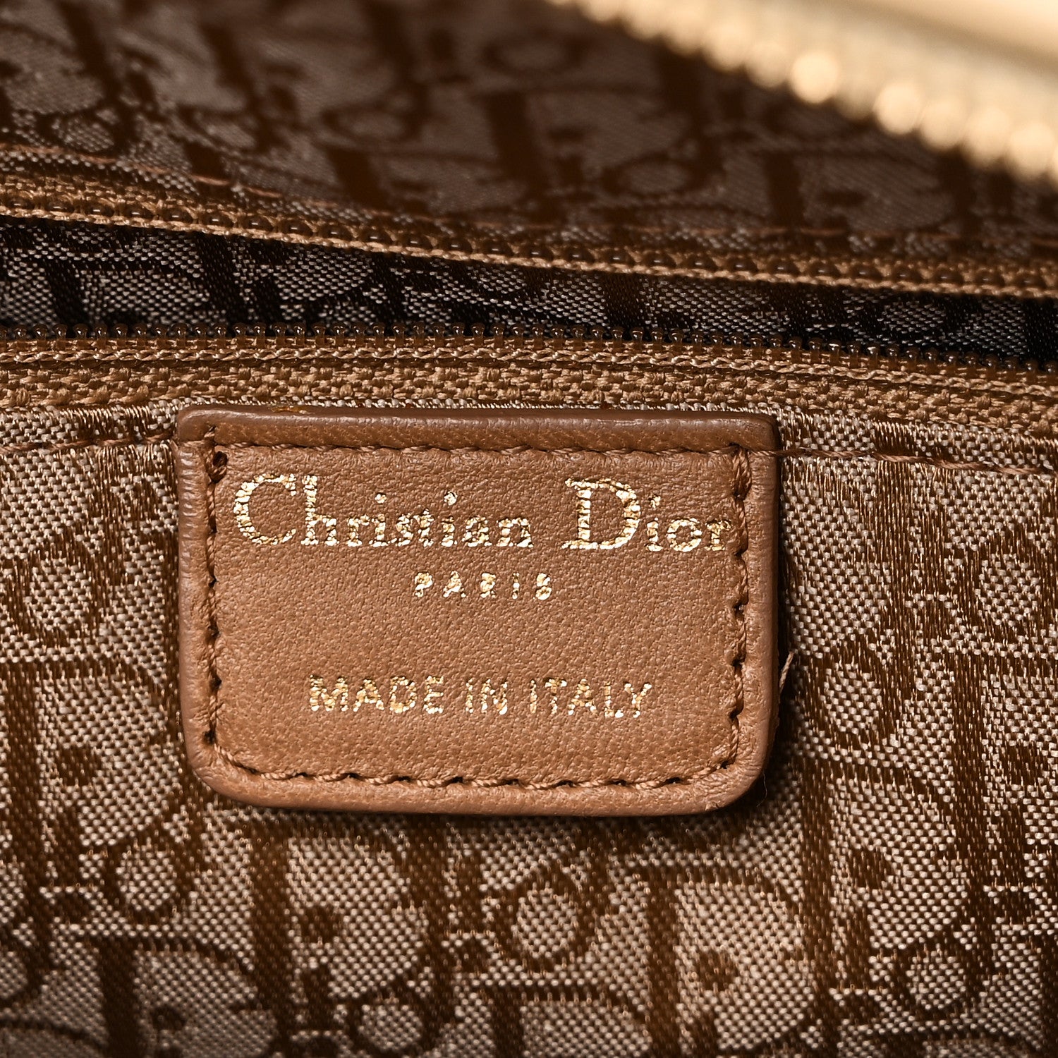 Christian Dior Patent Cannage Stitched Large Lady Dior Beige 5 of 10