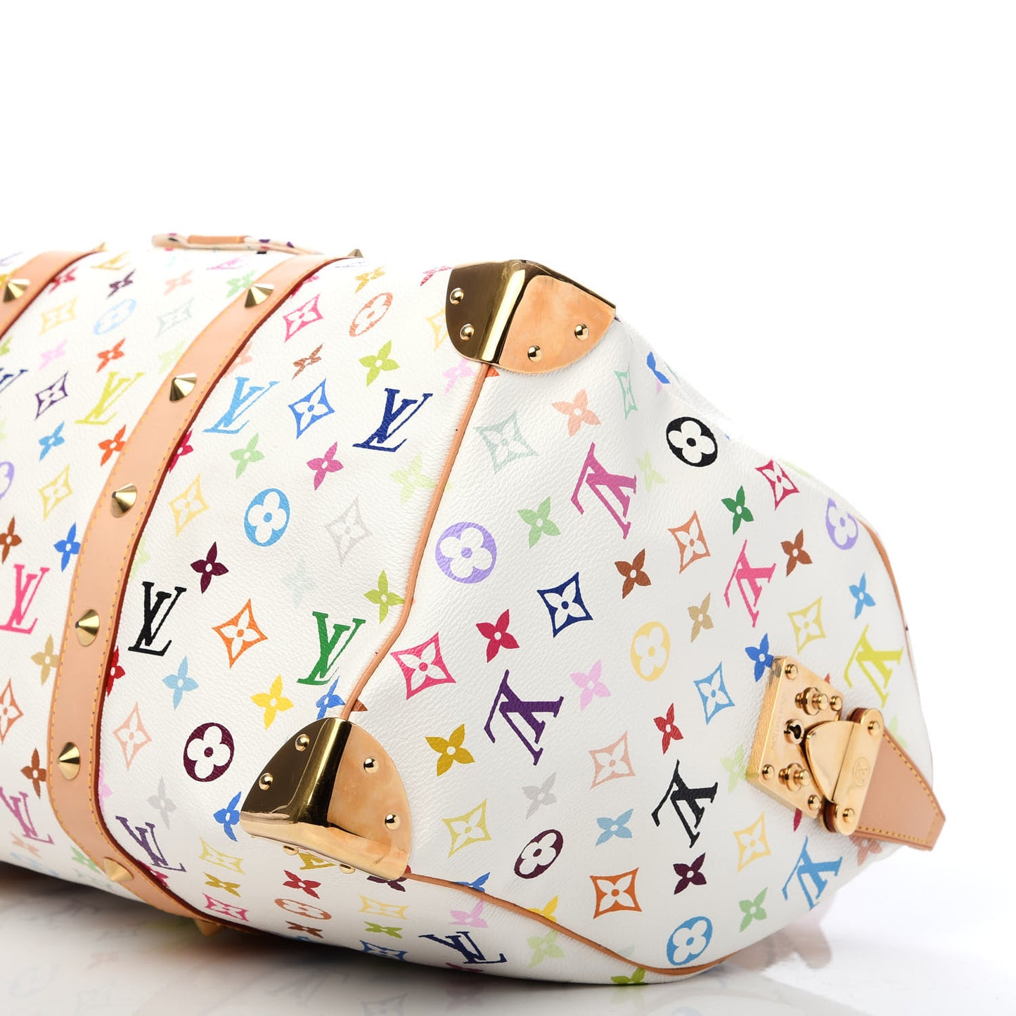 Monogram Multicolor Keepall 45 White