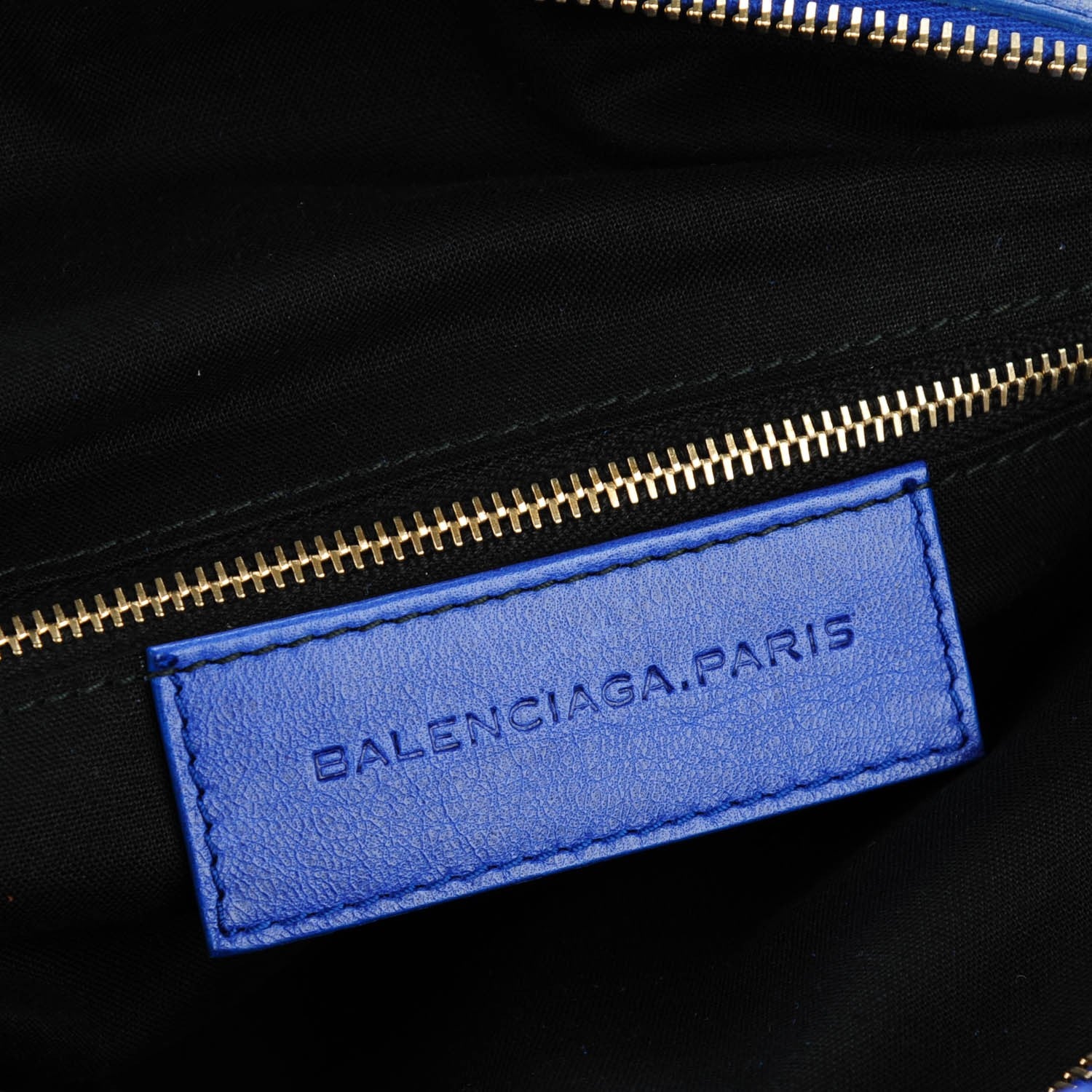 Balenciaga Agneau Perforated Dots Classic Hardware Maxi Twiggy Outremer 6 of 7