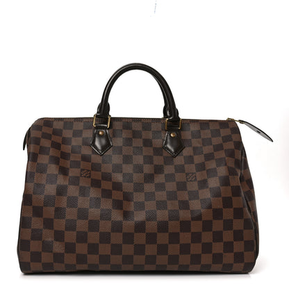Louis Vuitton Damier Ebene Speedy 35 1 of 10