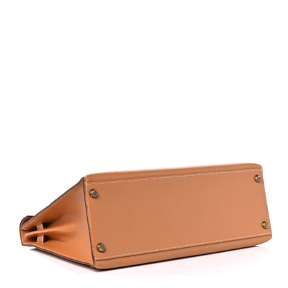 Hermes Courchevel Kelly Sellier 32 Naturelle 4 of 20