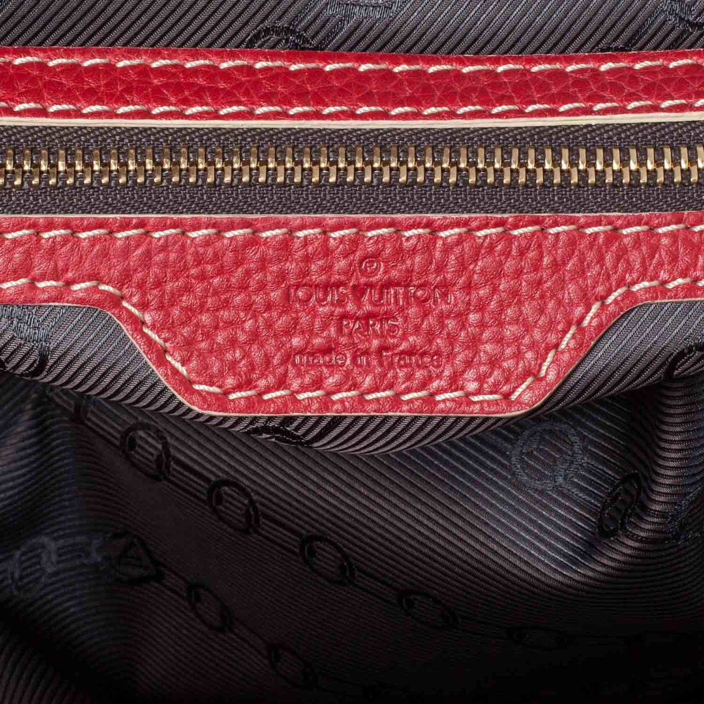 Tobago Leather Carryall Red