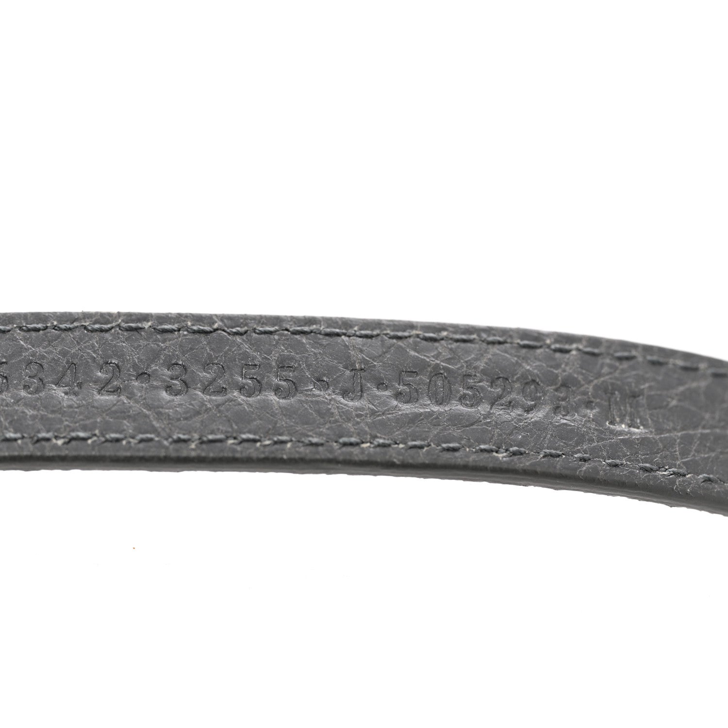 Balenciaga Agneau Arena Classic Hardware Triple Tour M Bracelet Anthracite 5 of 7