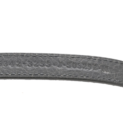 Balenciaga Agneau Arena Classic Hardware Triple Tour M Bracelet Anthracite 5 of 7