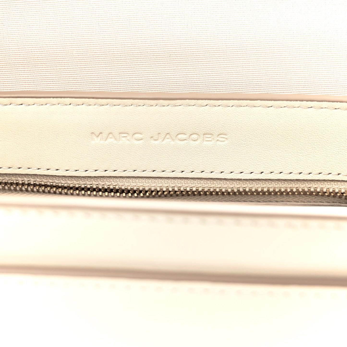 Calfskin Large The Covered J Marc Saddle Bag Cloud White