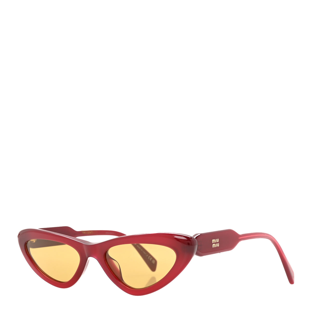 Acetate Cat Eye Sunglasses SMU B11-U Opal Burgundy