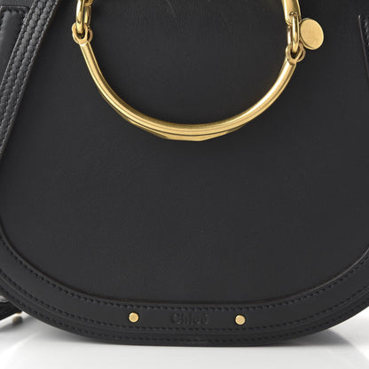 Chloe Calfskin Suede Medium Nile Bracelet Bag Black 10 of 10