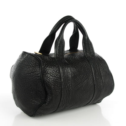 Alexander Wang Pebbled Lambskin Rocco Black Antique Brass Hardware 3 of 6