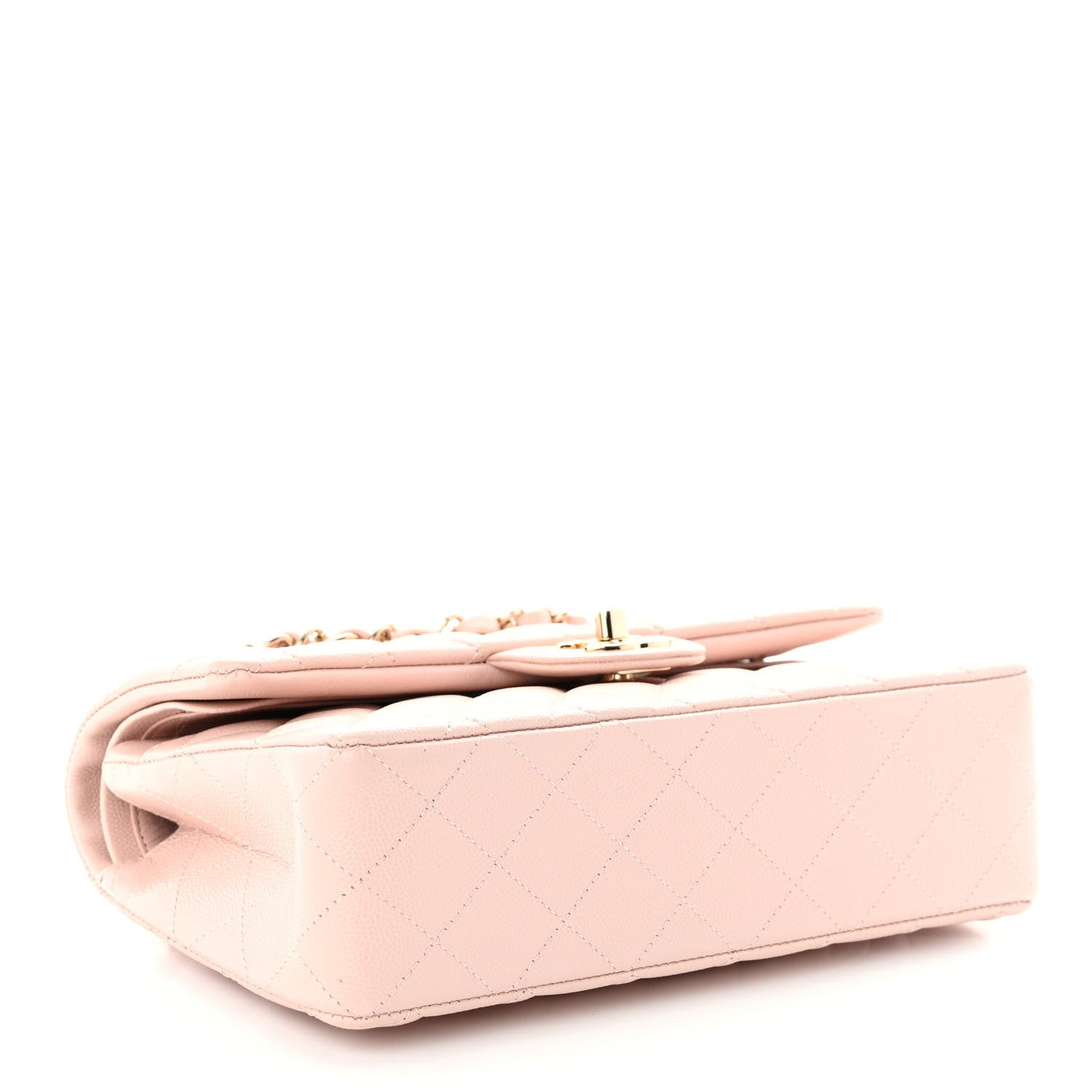 Chanel Caviar Quilted Small Double Flap Light Pink 4 of 10
