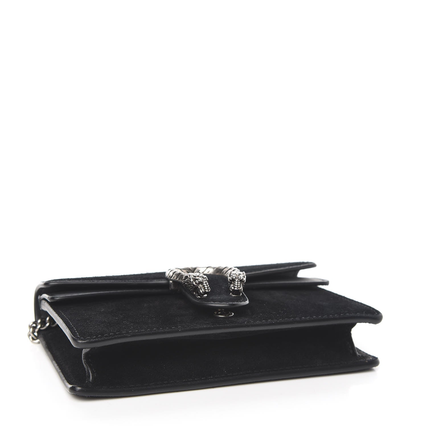 Gucci Velvet Super Mini Dionysus Shoulder Bag Black 4 of 9