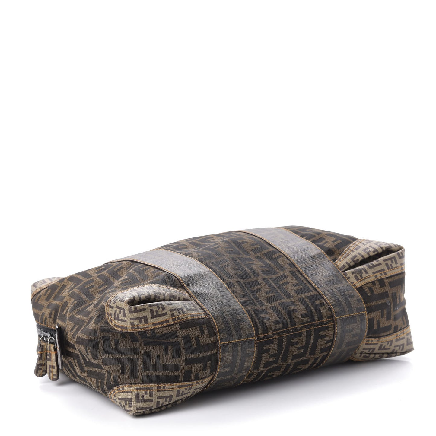 Zucca Zucchino Spalmati Large B Mix Tote Tobacco