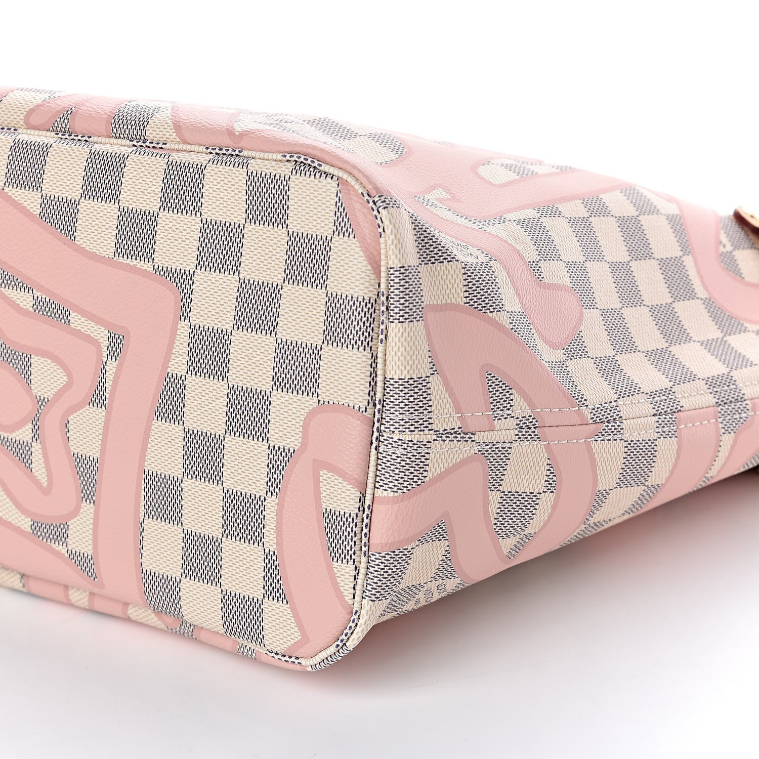 Louis Vuitton Damier Azur Tahitienne Neverfull MM 9 of 9