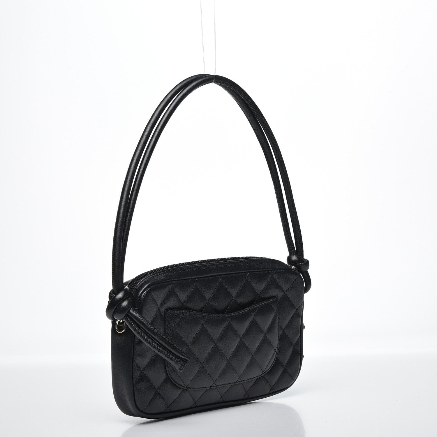 Chanel Calfskin Quilted Cambon Pochette Black 2 of 11