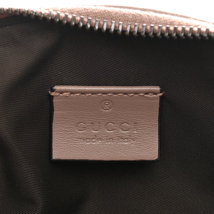 Gucci Calfskin Matelasse GG Marmont Pouch Cosmetic Case Porcelain Rose 6 of 8