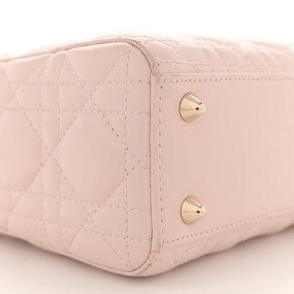 Christian Dior Lambskin Cannage Small Lucky Badges My Lady Dior Light Pink 9 of 17