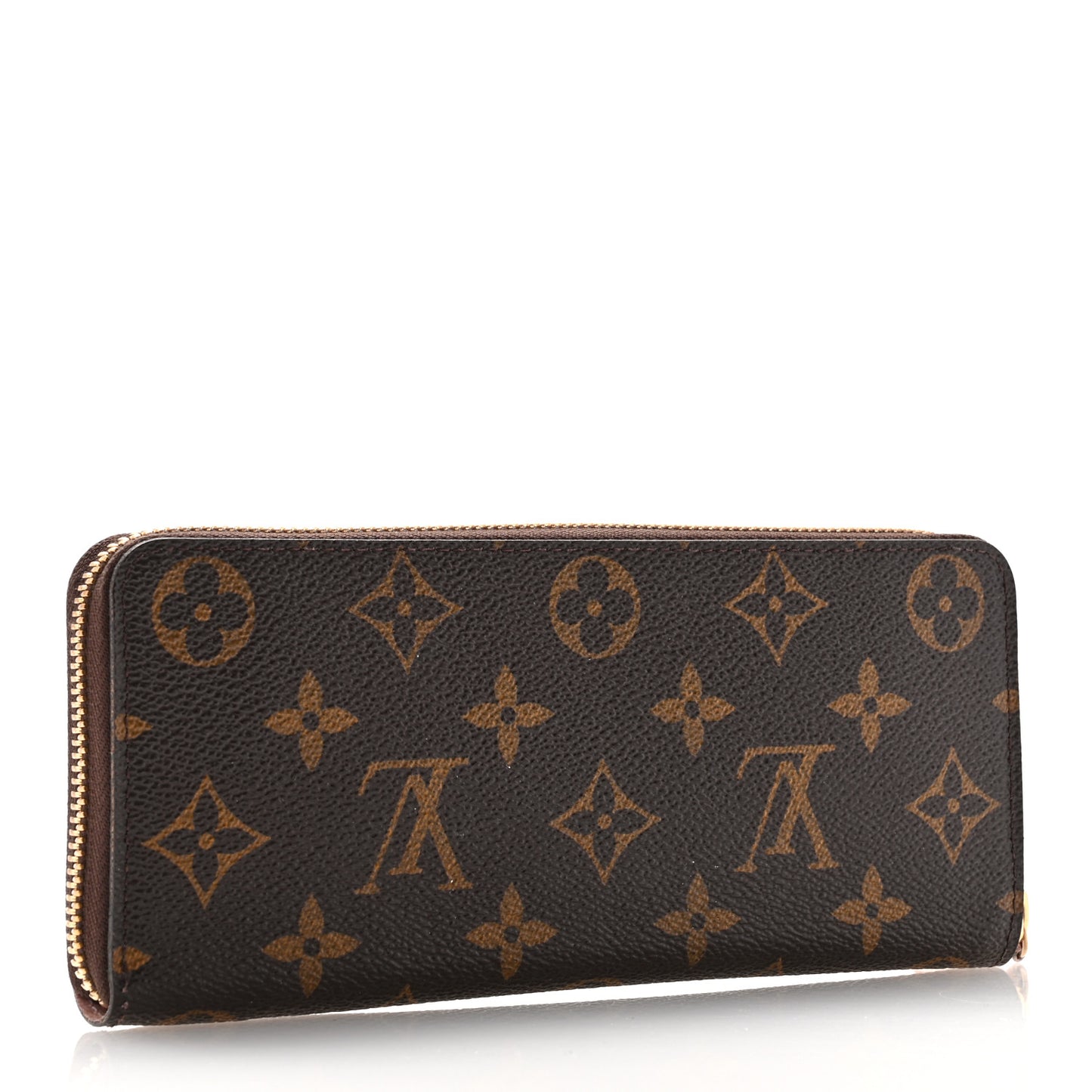 Monogram Clemence Wallet Rose Ballerine