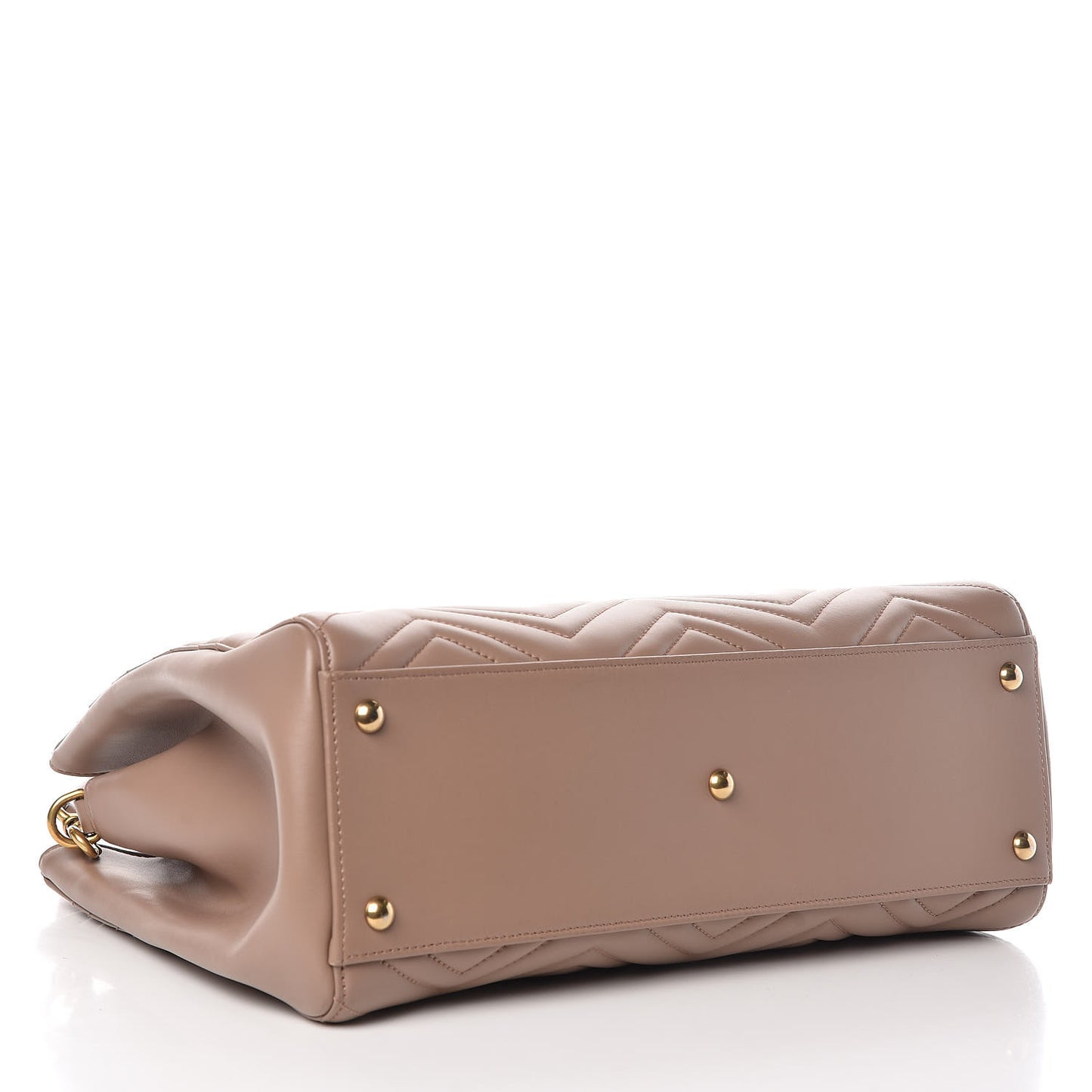 Calfskin Matelasse Medium GG Marmont Tote Porcelain Rose