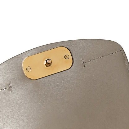 Chloe Shiny Calfskin Suede Mini C Double Carry Motty Grey 16 of 17