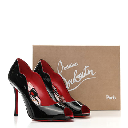 Christian Louboutin Patent Chick Up 100 Pumps 39 Black 9 of 9