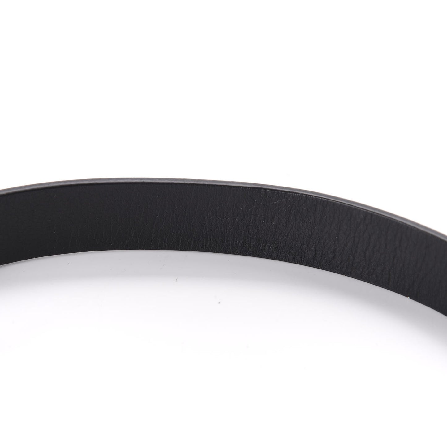 Calfskin Embossed LV Initiales Belt 70 28 Black