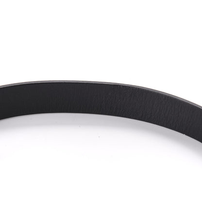 Louis Vuitton Calfskin Embossed LV Initiales Belt 70 28 Black 5 of 6