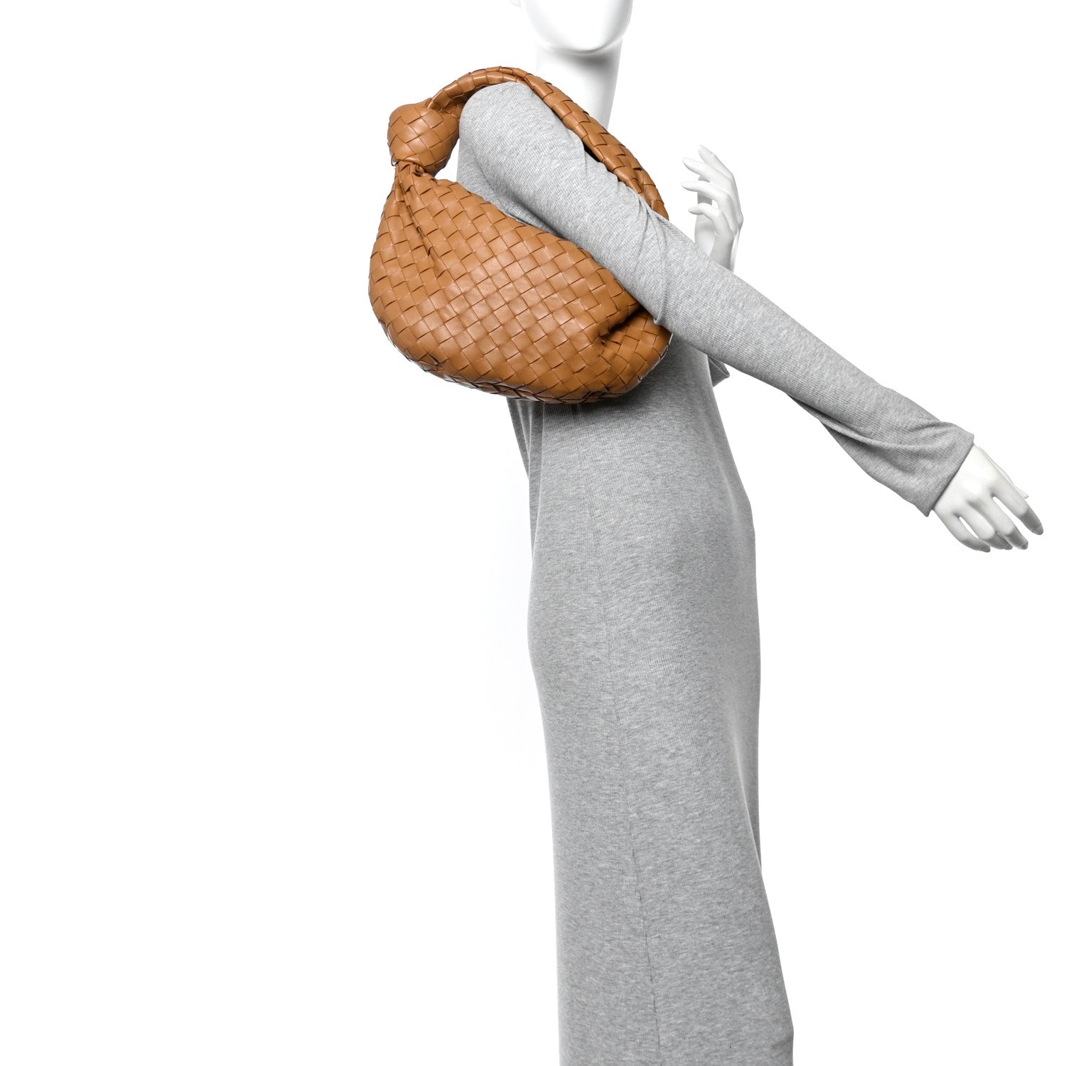 Bottega Veneta Nappa Intrecciato Teen Jodie Hobo Caramel 2 of 12