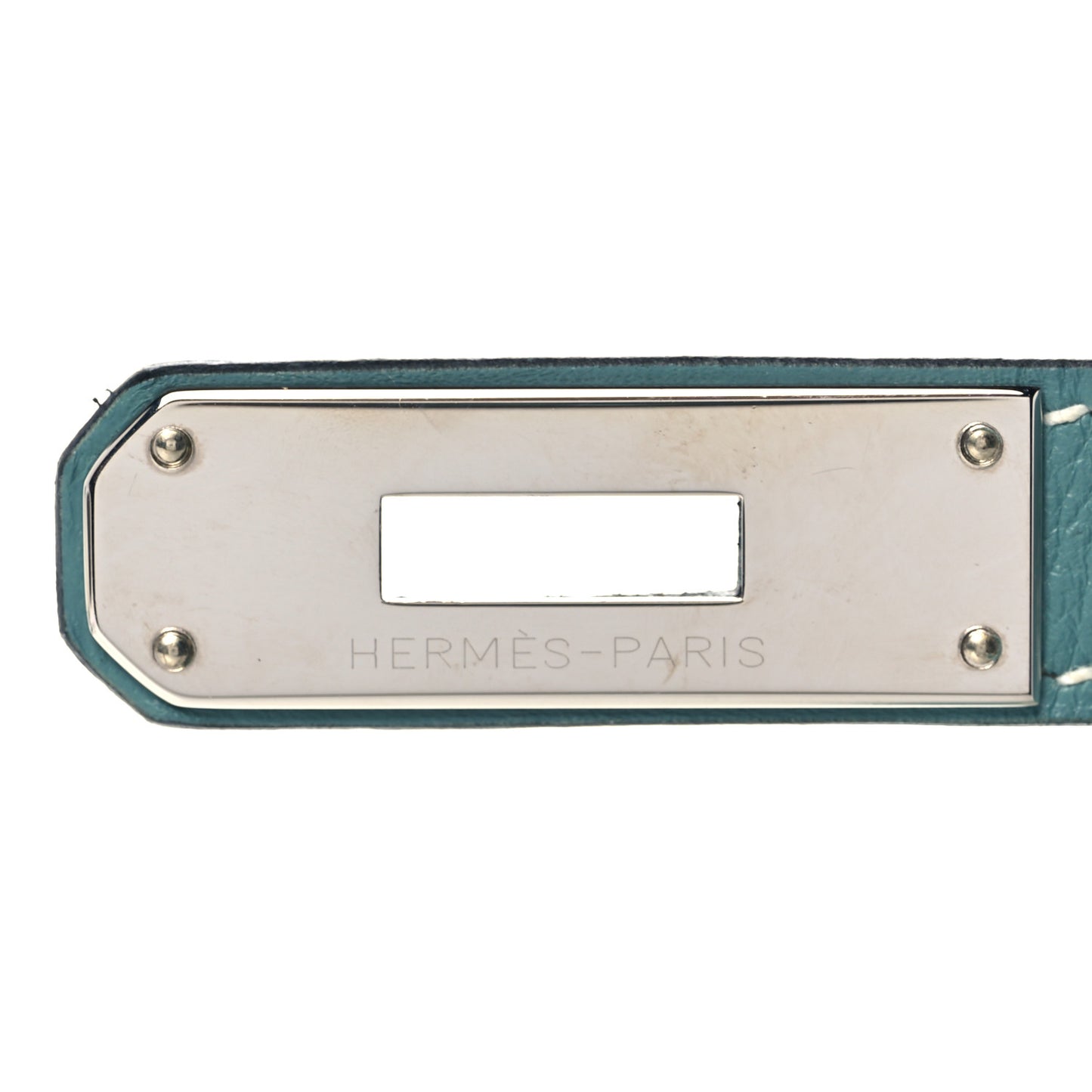 Veau Doblis Taurillon Clemence Evergrain Ghillies Kelly Retourne 32 Turquoise Ciel