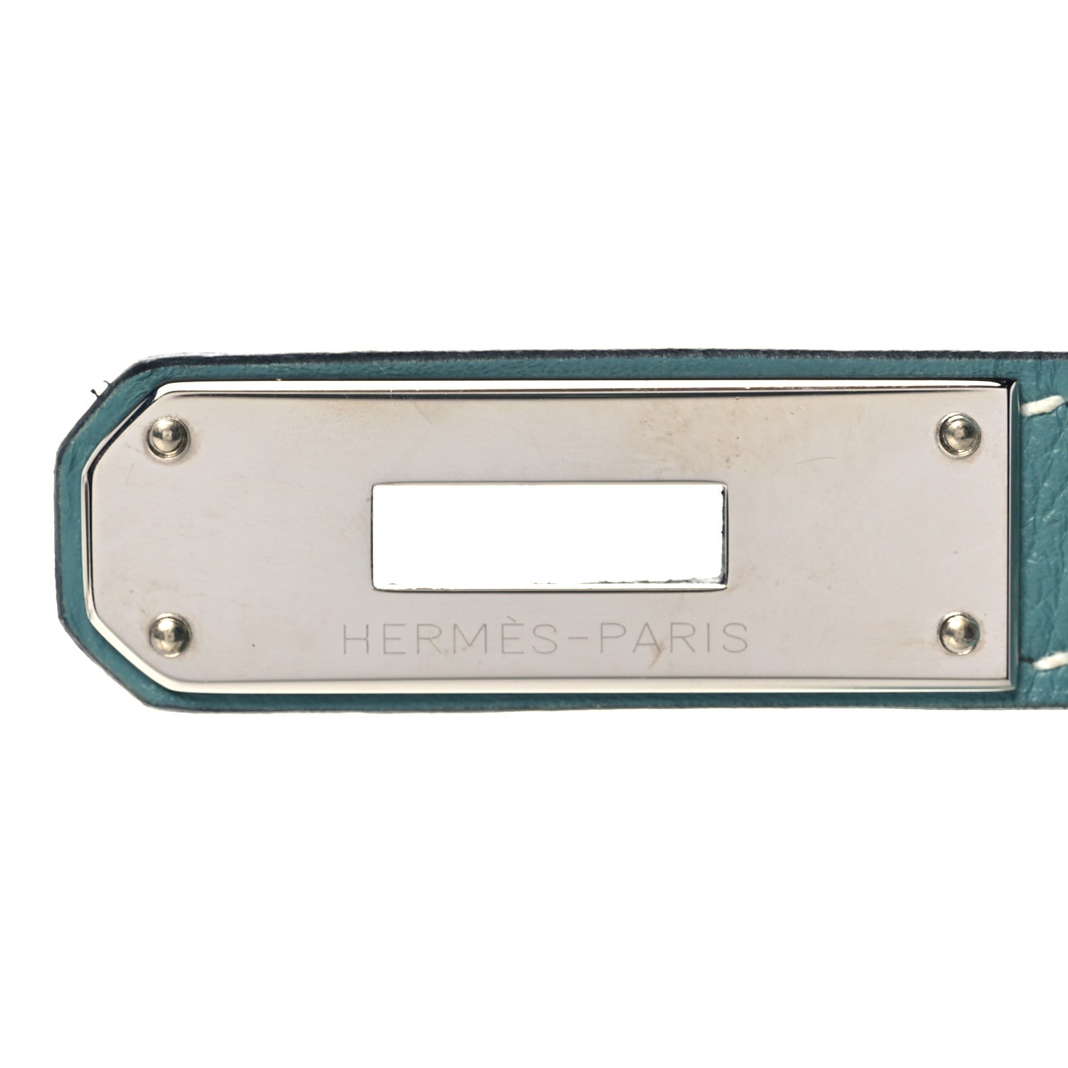 Hermes Veau Doblis Taurillon Clemence Evergrain Ghillies Kelly Retourne 32 Turquoise Ciel 30 of 38
