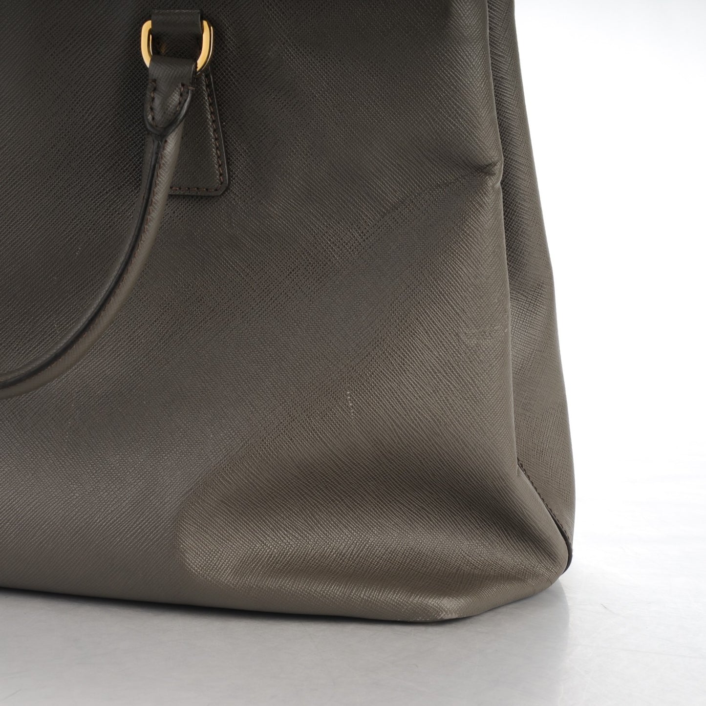 Saffiano Lux Large Tote Grafite