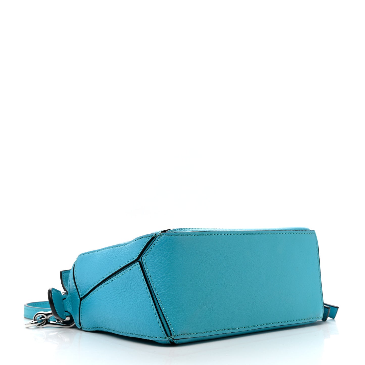 Calfskin Mini Puzzle Bag Cyan