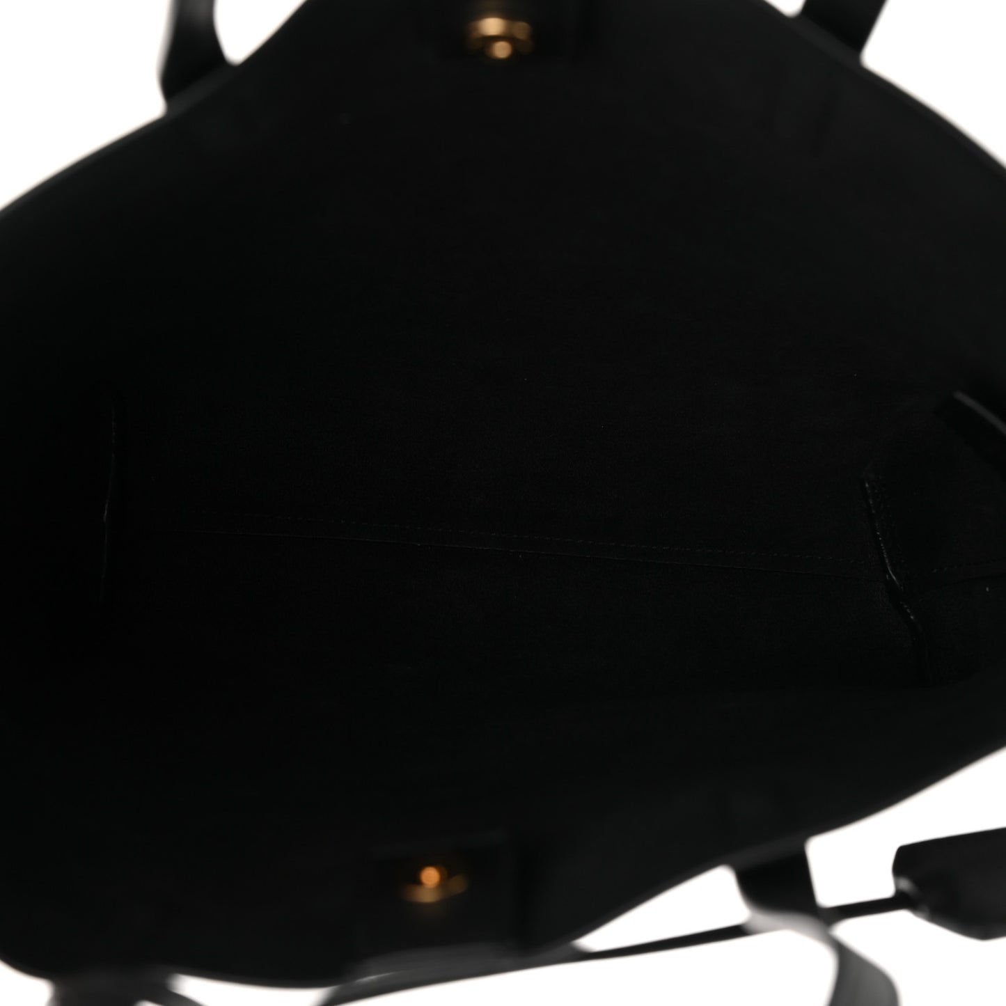 Calfskin Toy Shopping Tote Black