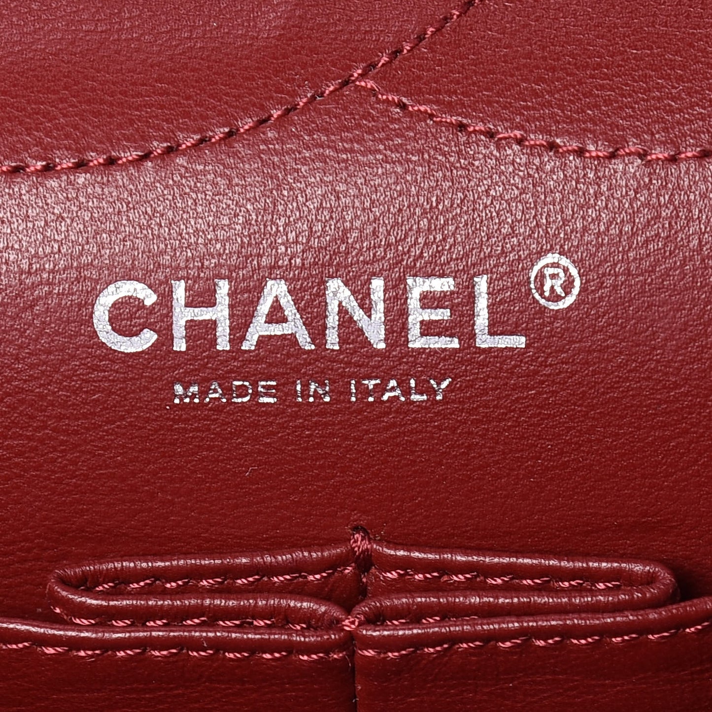 Aged Calfskin Quilted 2.55 Reissue 227 Flap Red