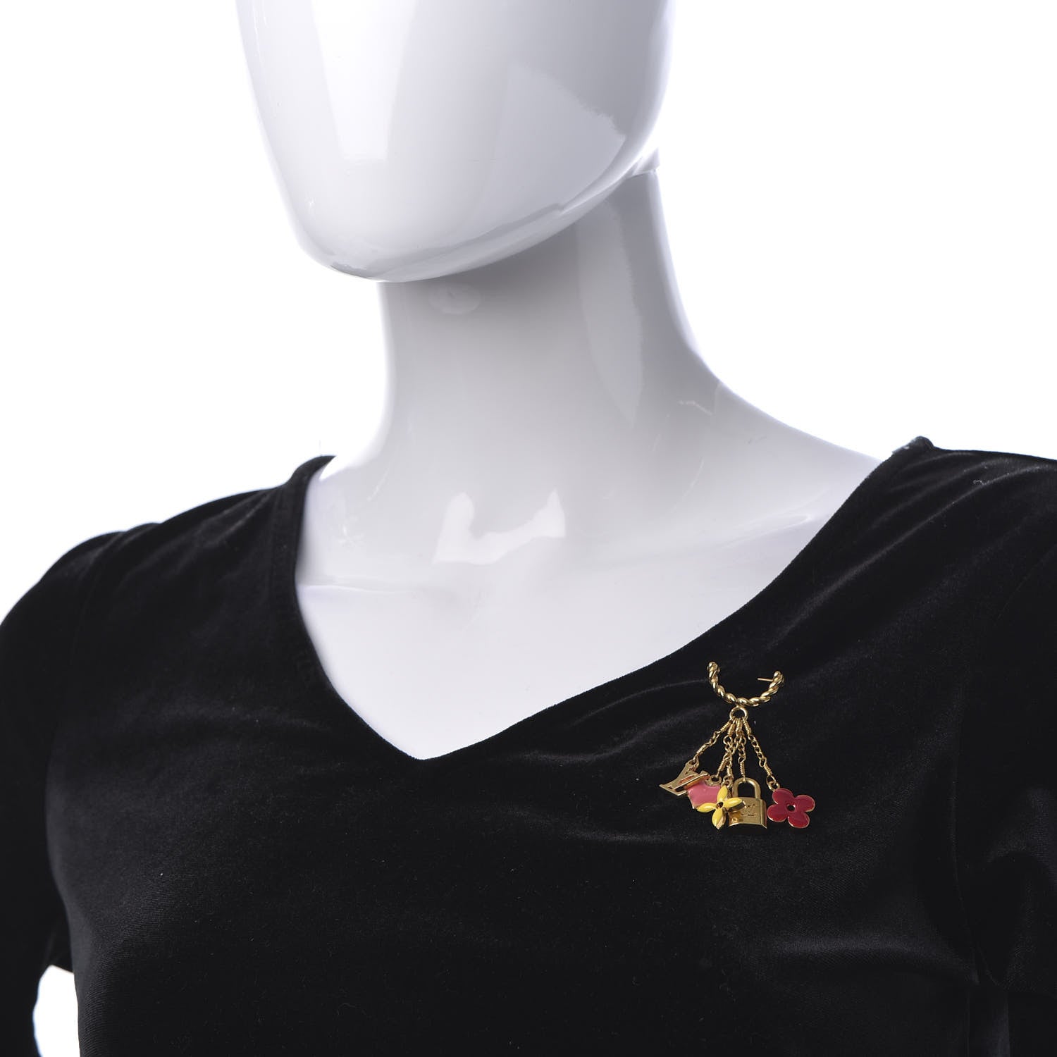 Louis Vuitton Sweet Monogram Pin Brooch 2 of 3