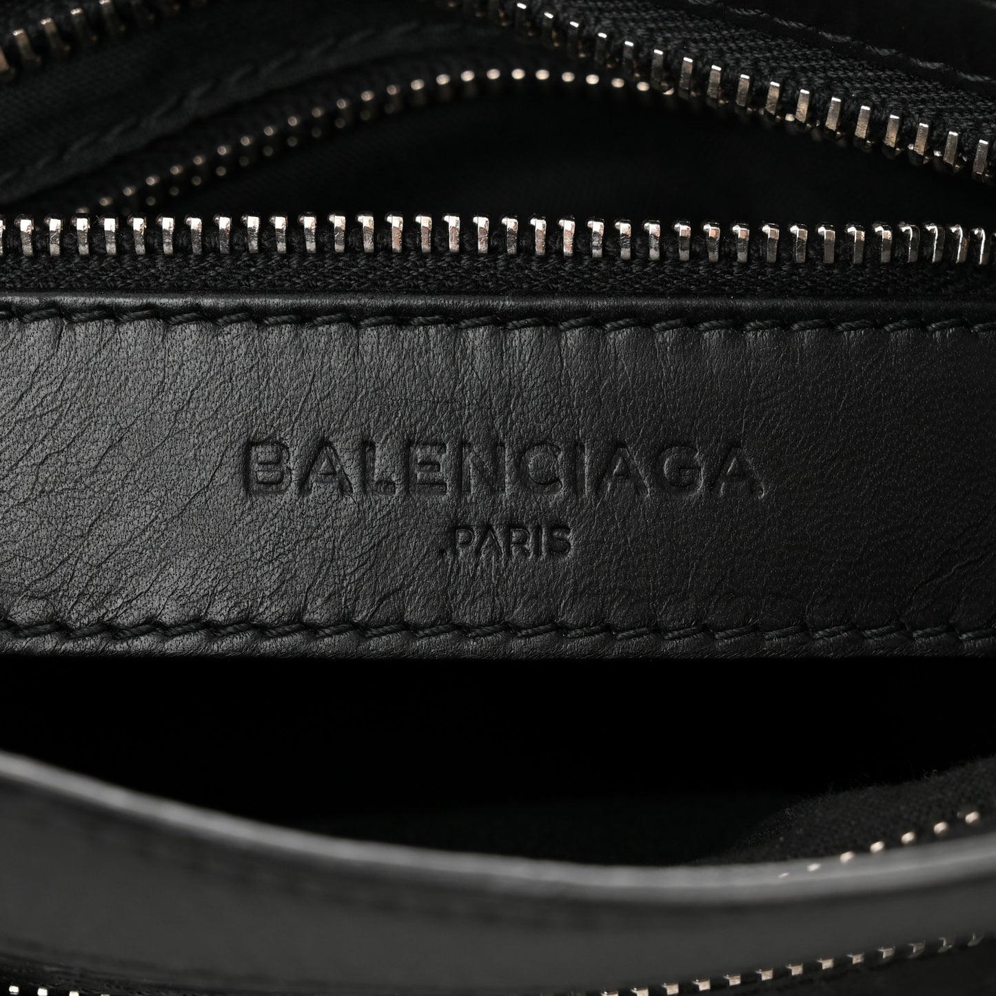 Matte Goatskin Rubber Covered Classic Hardware Mini City Black