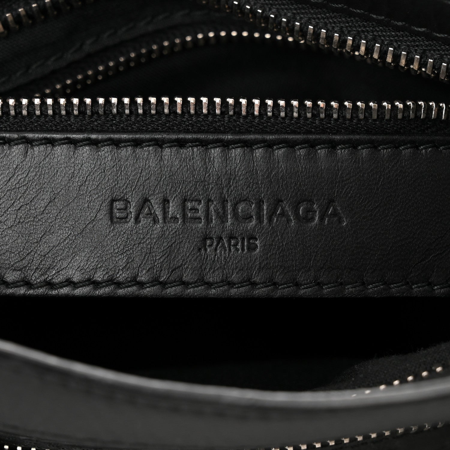 Balenciaga Matte Goatskin Rubber Covered Classic Hardware Mini City Black 6 of 11