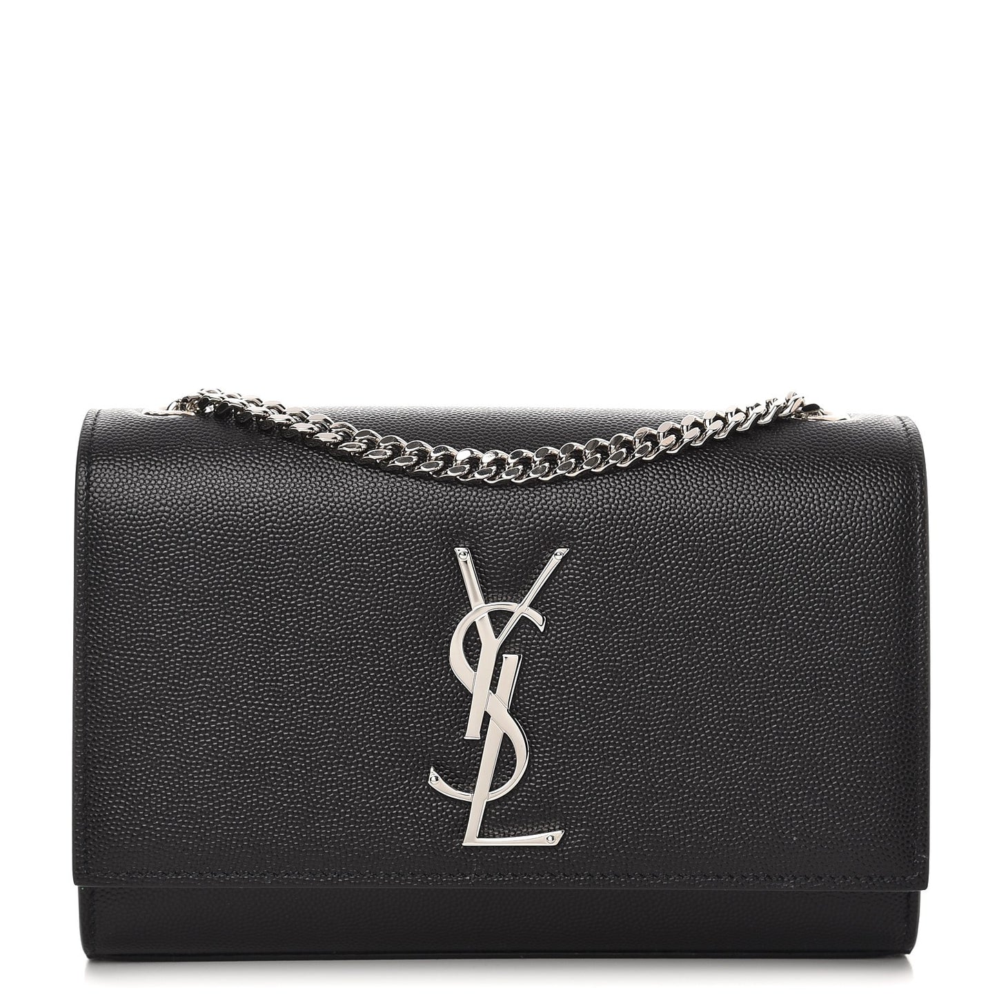 Grain De Poudre Small Monogram Kate Satchel Black