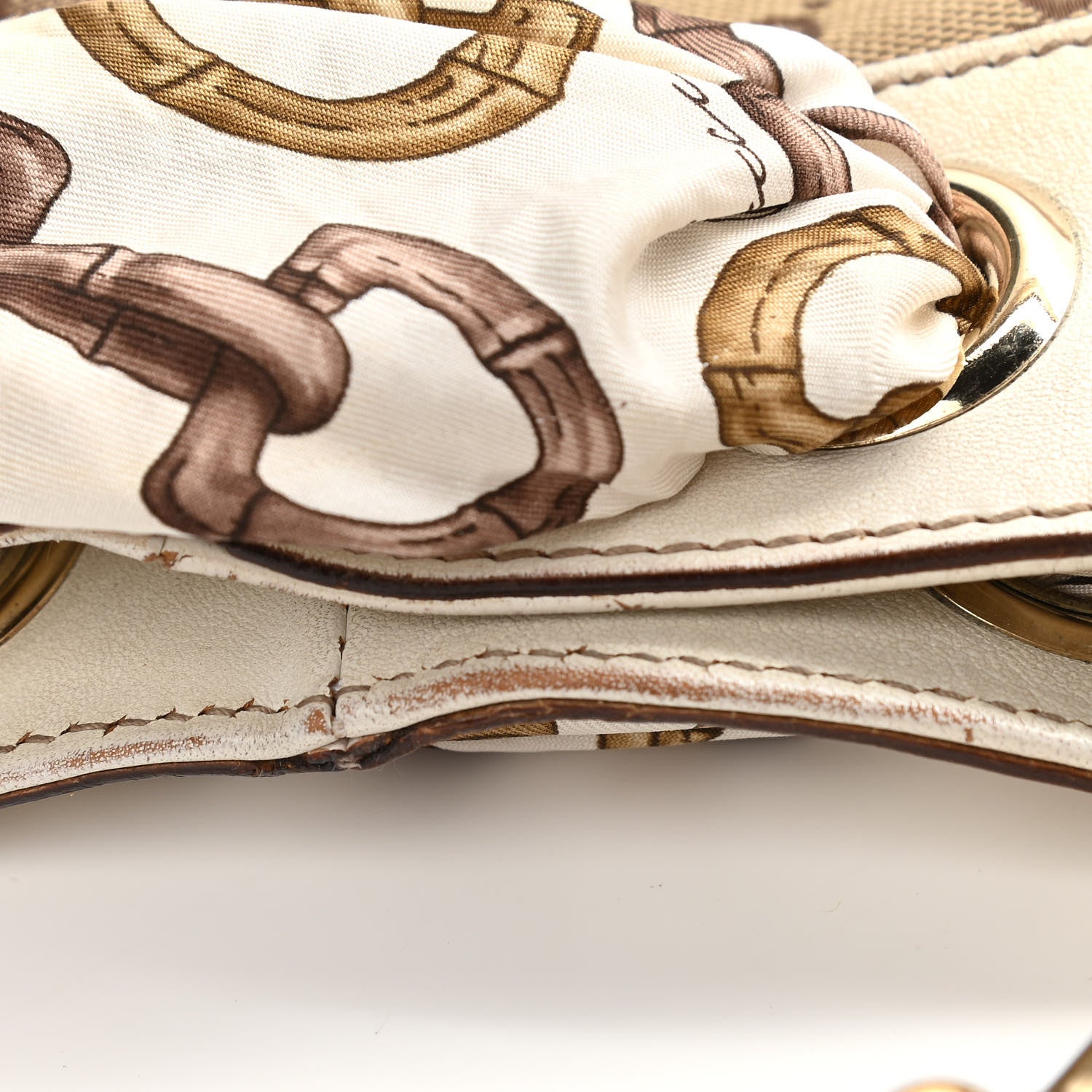 Gucci Monogram Large Positano Tote Off White 13 of 19