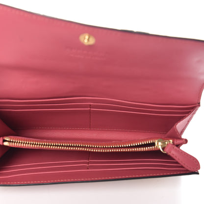 Burberry Calfskin Snakeskin Floral Haymarket Check Continental Wallet Multicolor 5 of 11